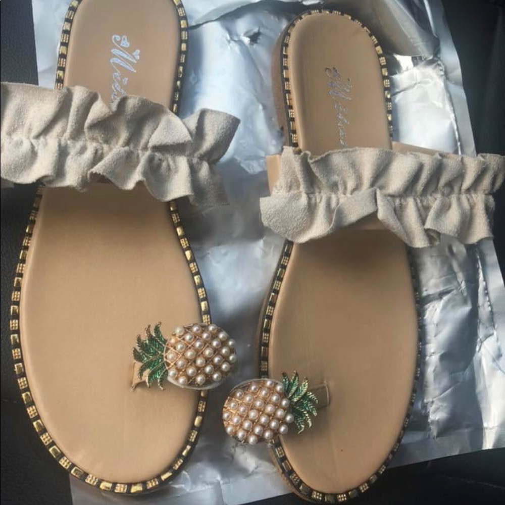 Summer Female Pineapple Slippers